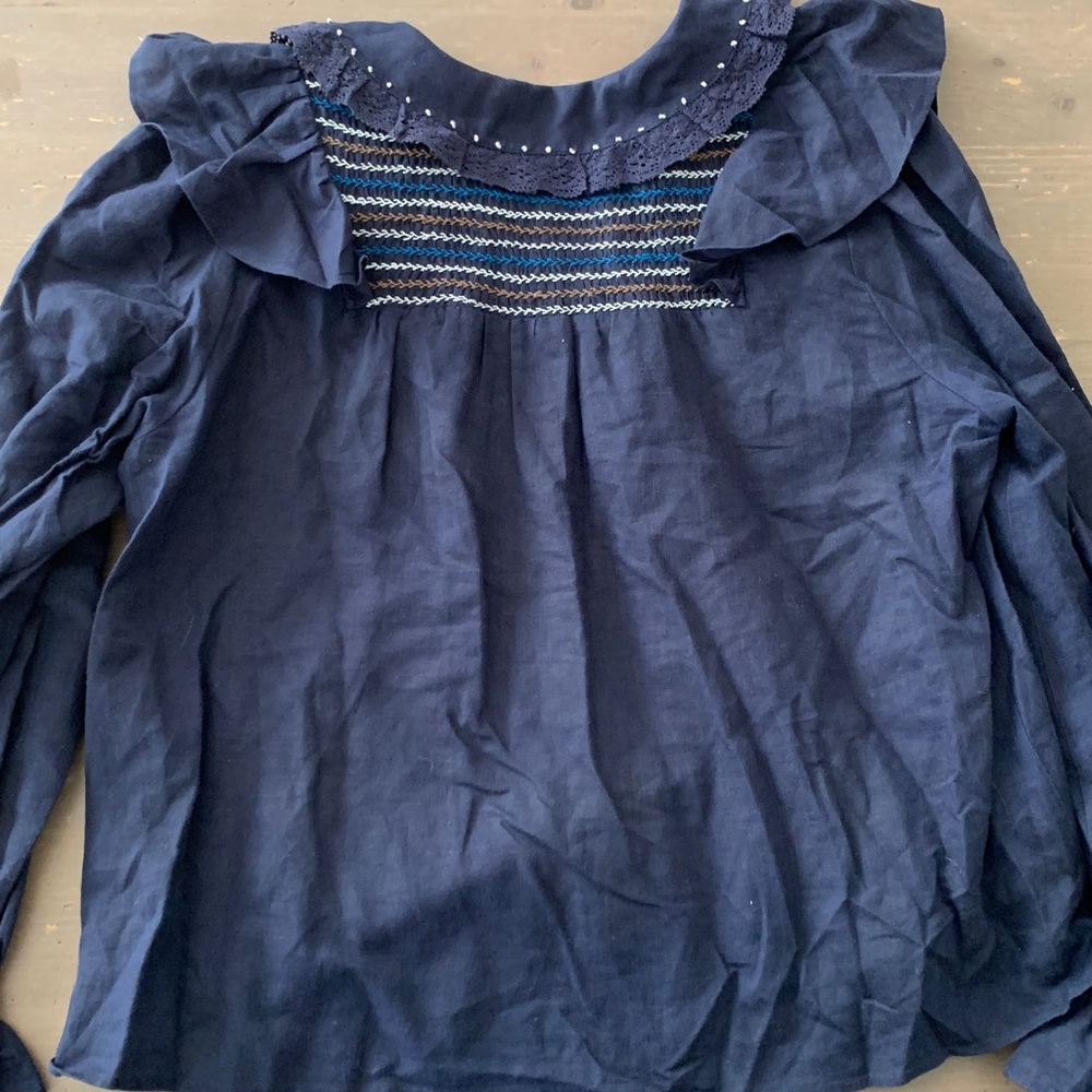 Sea New York Luna Linen Blouse long Sleeve - Picture 6 of 6